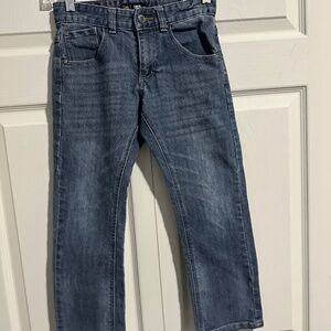 Kids Slim Fit Tapered Leg Lee Jeans Size 8 Adjustable Wais